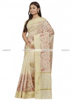 Meghdoot Rani Color Chanderi Cotton Saree RA_10854_RANI